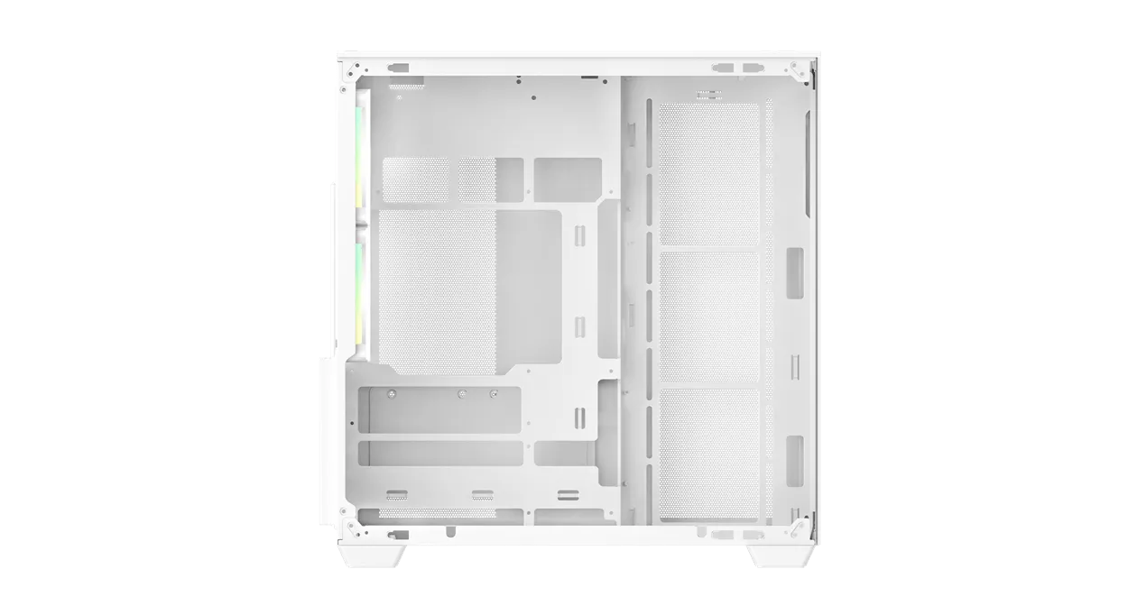 Корпус Ocypus Delta C74 WH ARGB ATX/MATX/ITX, USB3.0x2, Type C, Белый, Delta-C74-WHD200XX-GL