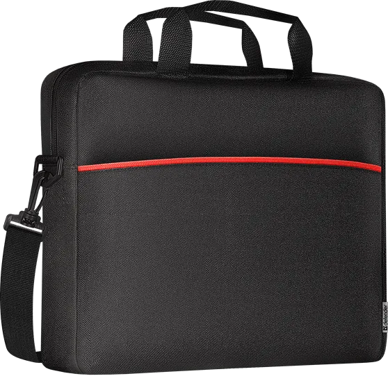 Сумка для ноутбука Defender Lite 15,6" (черный/красный)