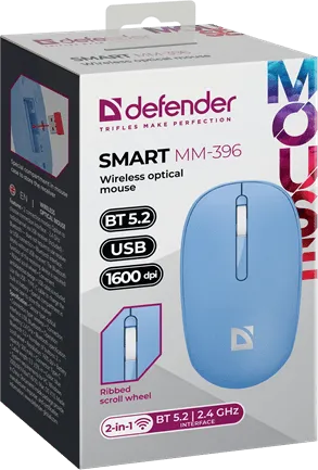 Мышь Defender Smart MM-396 Синий