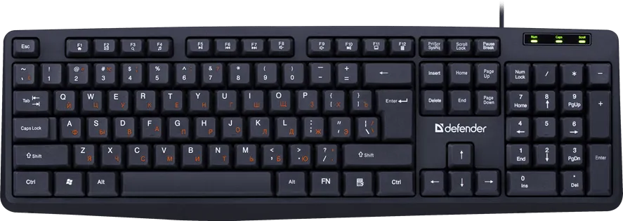 Клавиатура USB Defender Concept HB-164