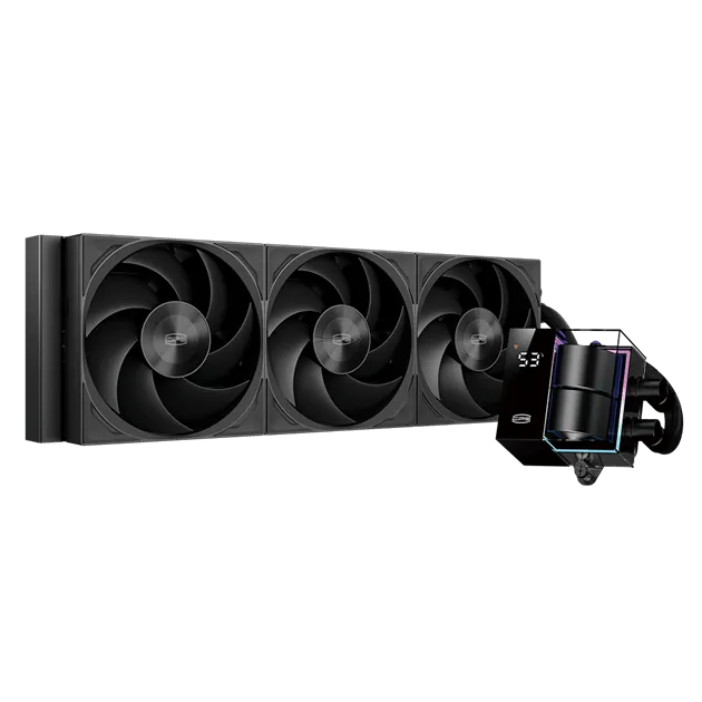 Водяное охлаждение для CPU PCCooler DS360Pro Digital BK, ARGB, TDP 310W, 3x120см, LGA Intel/AMD Черн