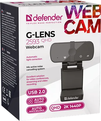 Веб-камера Defender G-Lens 2593 QHD