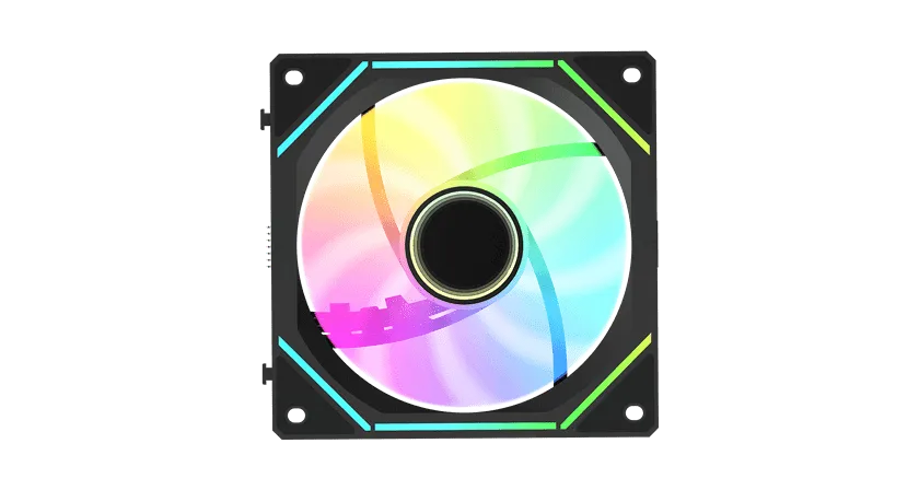 Вентилятор для корпуса Ocypus Gamma F12 UNI BK ARGB REVERSE BLADE 1x(123x120x25mm), 800-1800 RPM Чер