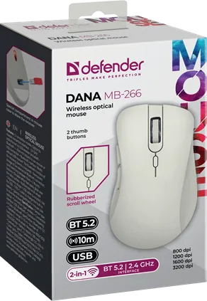 Мышь Defender Dana MB-266 Серая