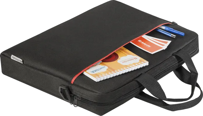 Сумка для ноутбука Defender Lite 15,6" (черный/красный)