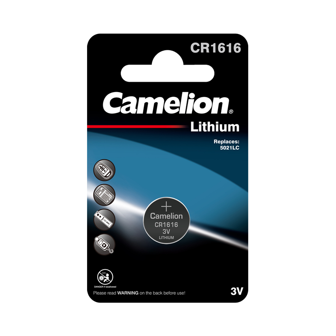 Батарейка CAMELION Lithium CR1616-BP1