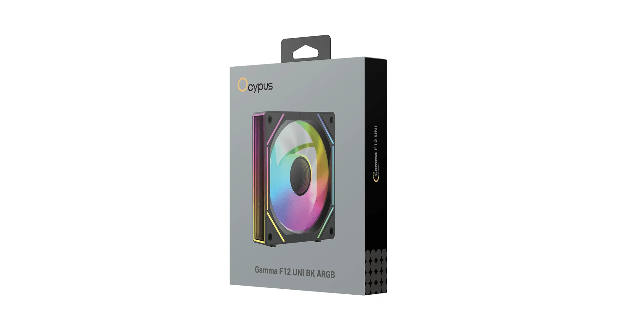 Вентилятор для корпуса Ocypus Gamma F12 UNI BK ARGB REVERSE BLADE 1x(123x120x25mm), 800-1800 RPM Чер