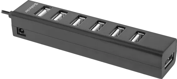 7-портовый мини-разветвитель USB 2.0 Defender Quadro Swift, НОВИНКА!