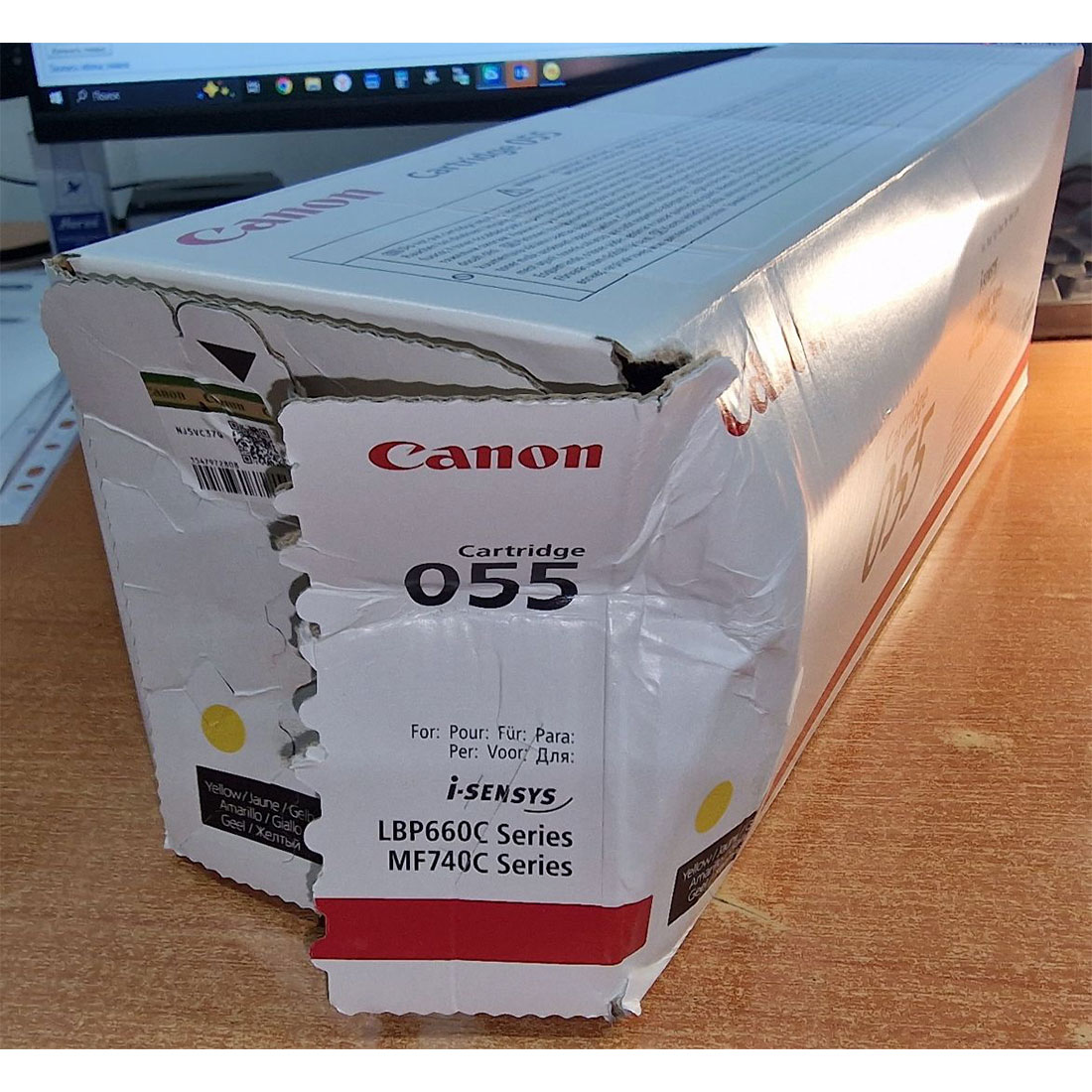 Картридж Canon CARTRIDGE 055 Yellow