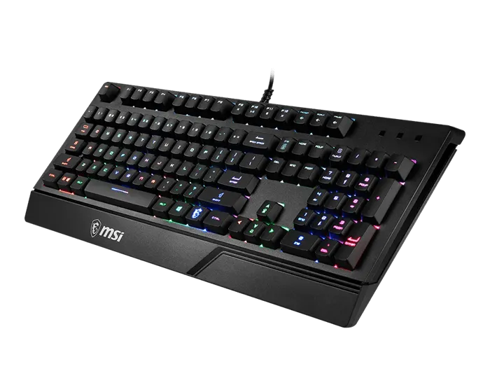 Игровая Клавиатура MSI Vigor GK20 RU, 108 клавиш, RGB SHOW,  кабель 1,8м, USB2.0