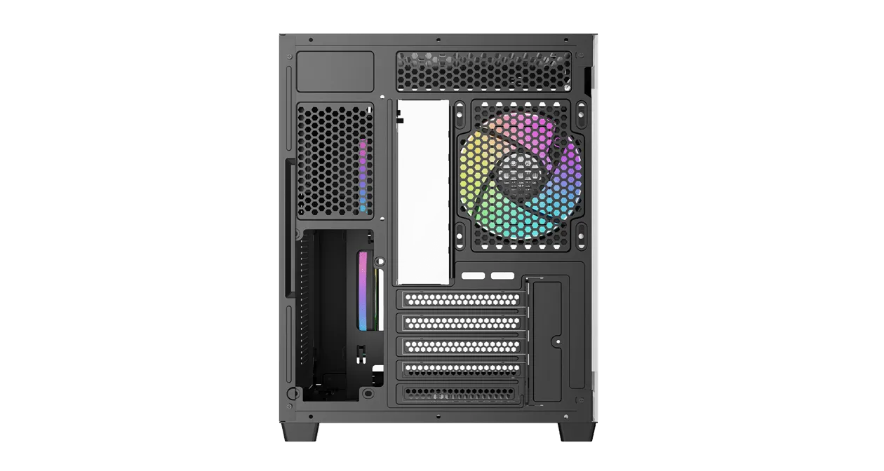 Корпус Ocypus Gamma C54 BK ARGB mATX/ITX 3xUSB Черный Gamma-C54-BKD300XX-GL