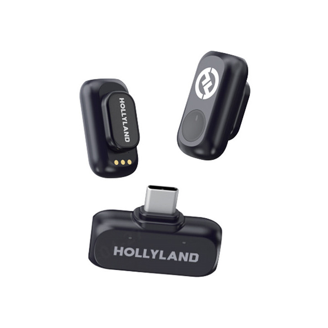 Петличный микрофон Hollyland Lark A1 Duo Черный