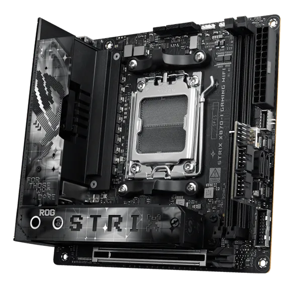 Материнская плата ASUS ROG STRIX X870-I GAMING WIFI AM5 2xDDR5 2xSATA RAID 2xM.2 HDMI WiFi Mini-ITX