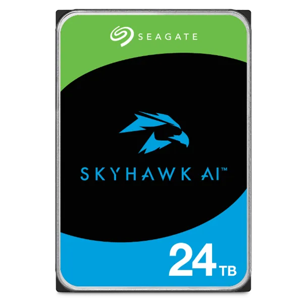 Жесткий диск для видеонаблюдения 24Tb Seagate SkyHawk AI 256Mb 7200rpm SATA3 3.5" ST24000VE002
