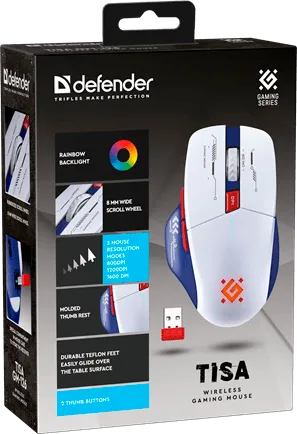Мышь Defender Tisa GM-126 белая