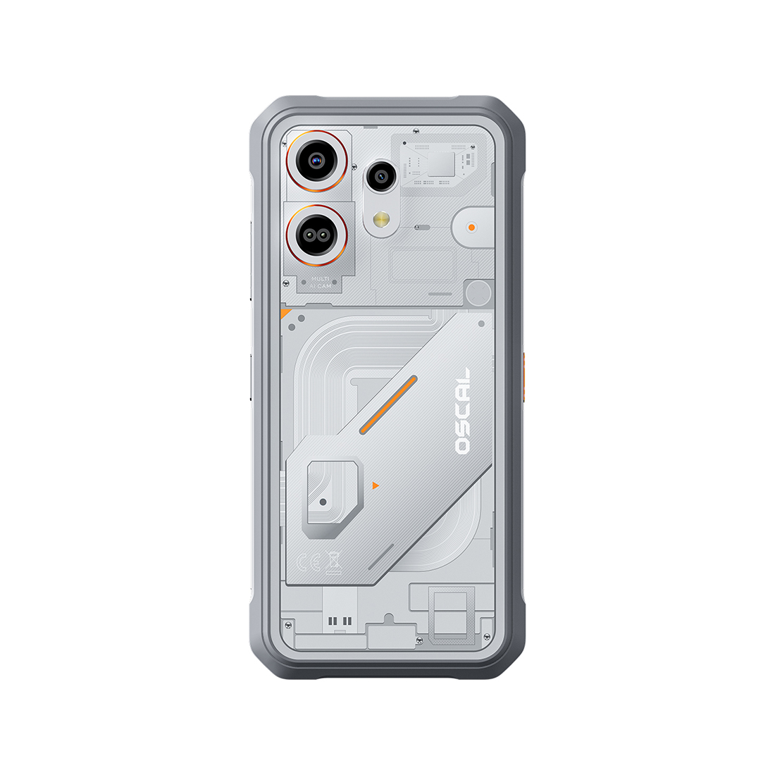 Смартфон OSCAL Marine 3 Rugged Phone 8GB RAM 256GB ROM Grey
