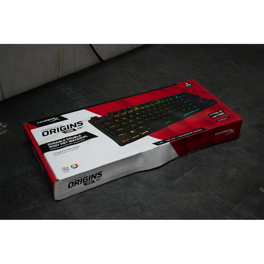 Клавиатура HyperX Alloy Origins Core PBT HX Red TKL (US) 639N7AA#ABA