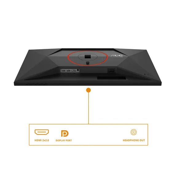 Монитор Игровой 27" AOC 27G4ZR/01 IPS 1920x1080 260Hz 1ms 300cd/m2 1000:1 2xHDMI DP HAS 2x2W Черный