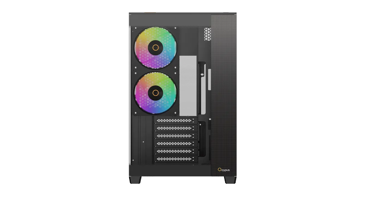 Корпус Ocypus Delta C74 BK ARGB ATX/MATX/ITX, USB3.0x2, Type C, Черный, Delta-C74-BKD200XX-GL
