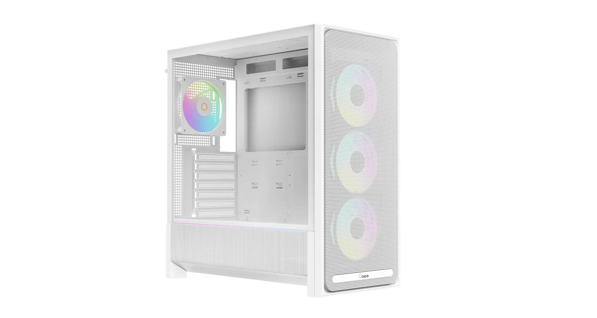 Корпус Ocypus Delta C70 WH ARGB EATX/ATX/mATX/ITX Type-C Белый Delta-C70-WHG400XX-GL