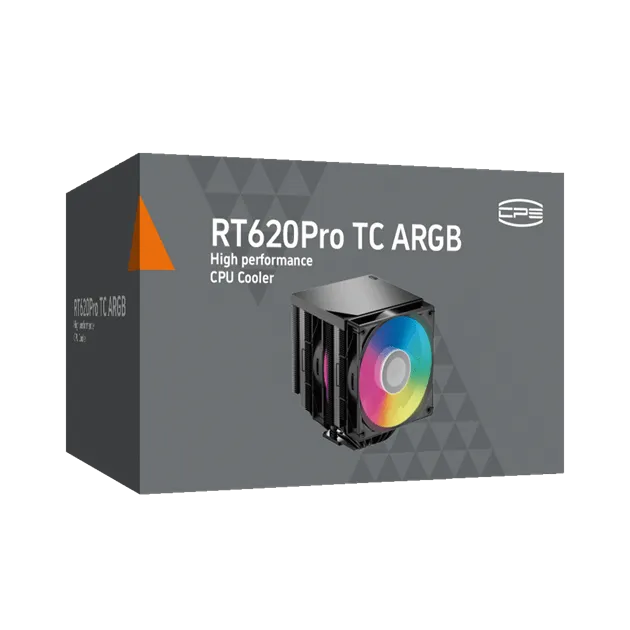 Вентилятор для процессора PCCooler RT620Pro TC ARGB BK TDP 265W 4pin 1851/1700/1200/115x/AM5/AM4 Чер