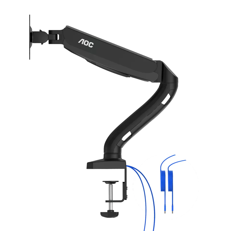 Крепление для мониторов AOC, диаг. экр. от 13'' до 31,5'', 2-9 кг. USB-hub AS110DX