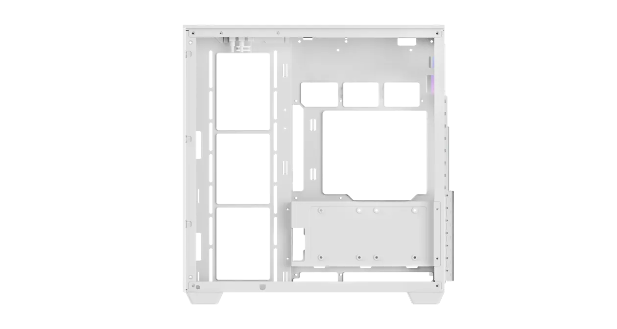 Корпус Ocypus Delta C74 WH ARGB ATX/MATX/ITX, USB3.0x2, Type C, Белый, Delta-C74-WHD200XX-GL