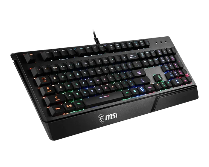 Игровая Клавиатура MSI Vigor GK20 RU, 108 клавиш, RGB SHOW,  кабель 1,8м, USB2.0