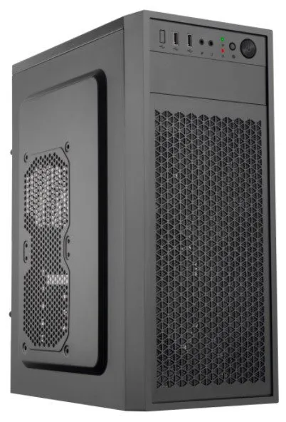 Корпус NOMAD NMD-C6013 mATX 1x3.5" 2x2.5" USB3.0х2 USB2.0х1 Черный, Без БП
