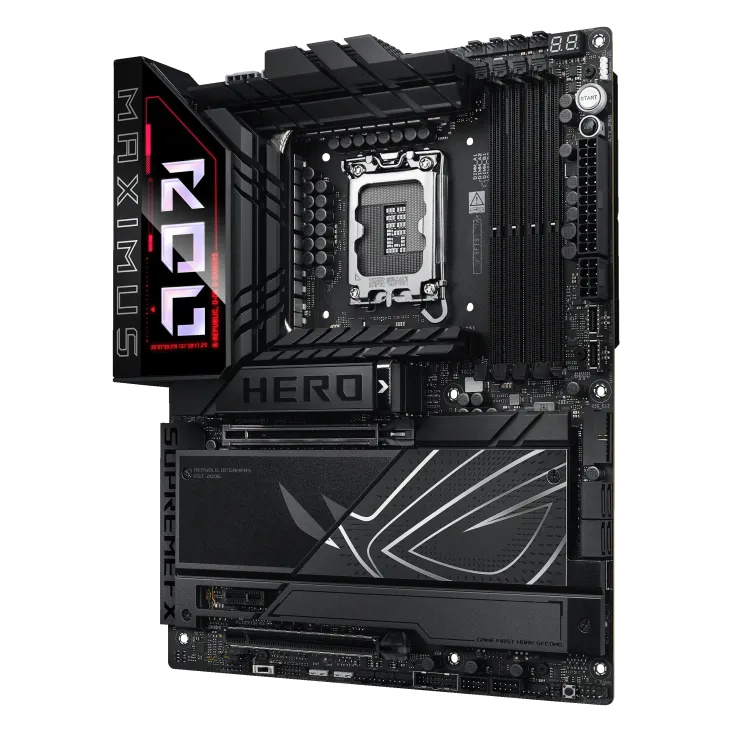 Материнская плата ASUS ROG MAXIMUS Z890 HERO, LGA1851 4xDDR5 4xSATA3 6xM.2 HDMI USB-C ATX