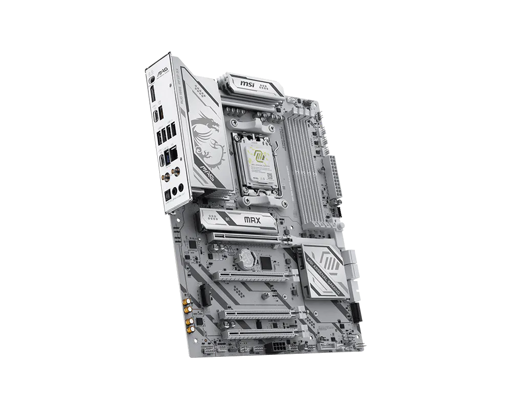 Материнская плата MSI MAG B850 GAMING PLUS MAX WIFI AM5 B850 4xDDR5 4xSATA RAID 3xM.2 1xDP ATX
