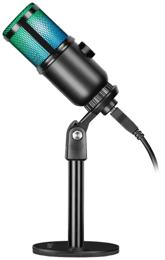 Игровой стрим микрофон Defender Glow GMC 400 USB