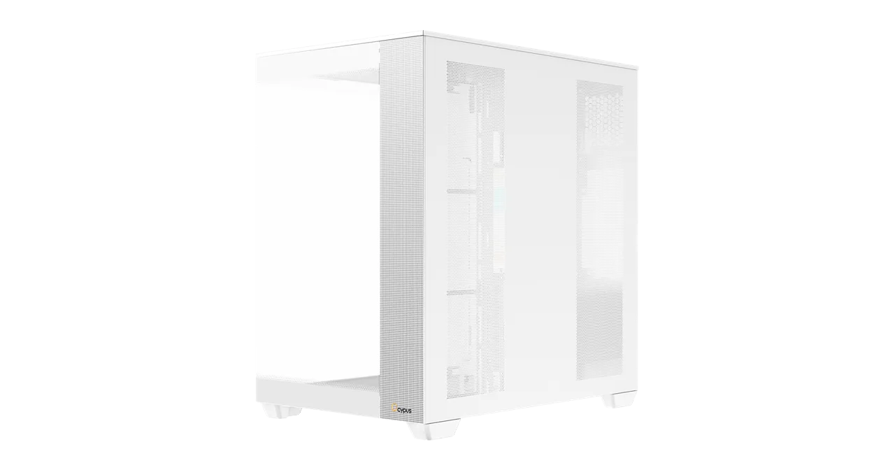 Корпус Ocypus Delta C74 WH ARGB ATX/MATX/ITX, USB3.0x2, Type C, Белый, Delta-C74-WHD200XX-GL