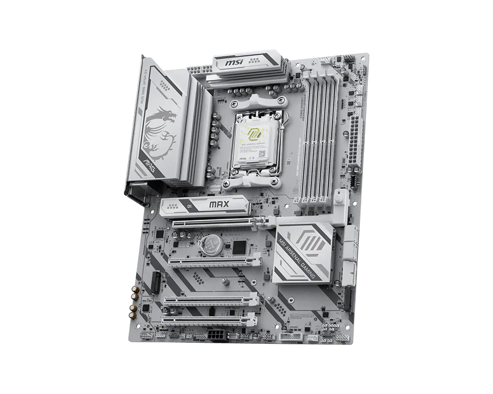 Материнская плата MSI MAG B850 GAMING PLUS MAX WIFI AM5 B850 4xDDR5 4xSATA RAID 3xM.2 1xDP ATX