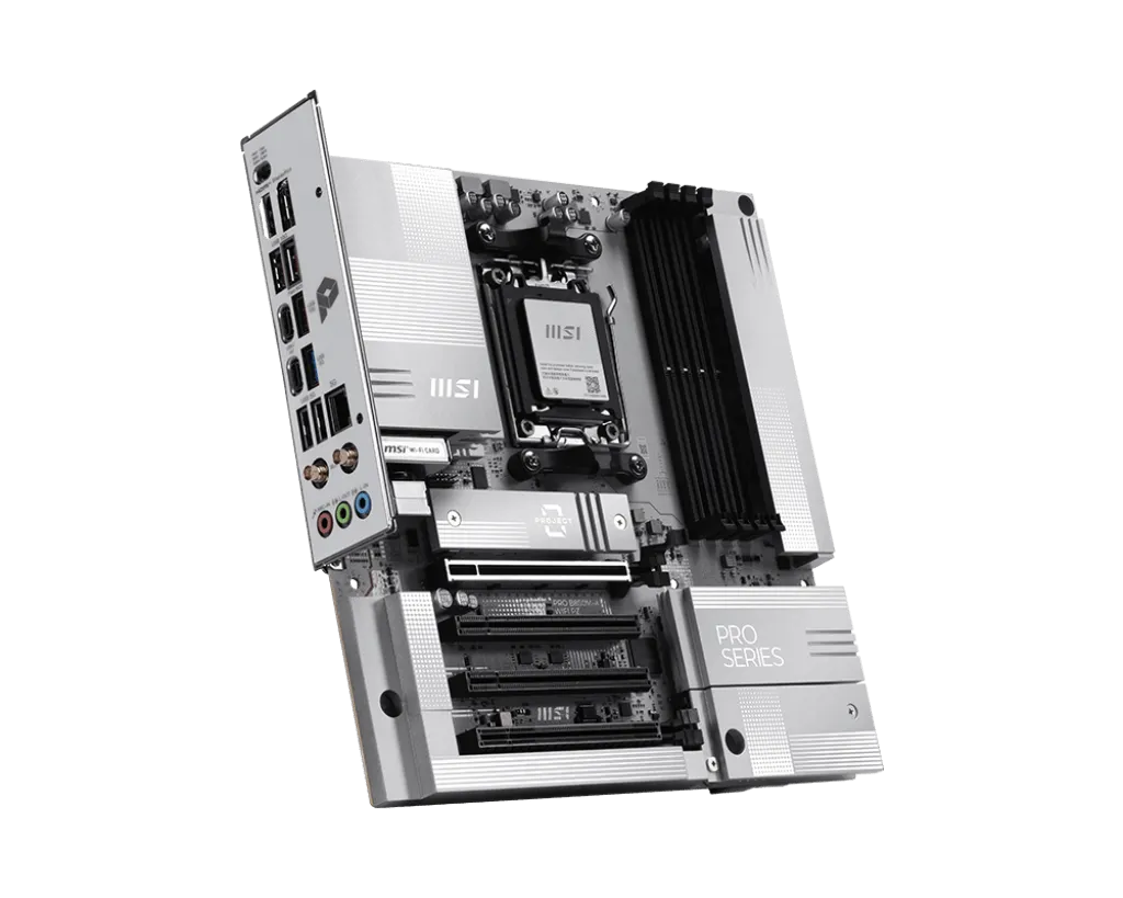 Материнская плата MSI PRO B850M-A WIFI PZ AM5 4xDDR5 4xSATA3 RAID 2xM.2 HDMI DP 2xType-C mATX