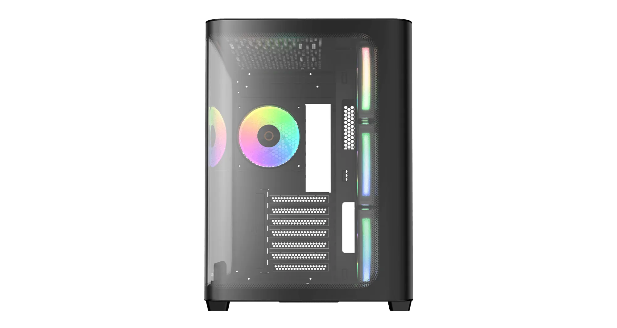 Корпус Ocypus Iota C70 BK Curve ARGB Digital ATX/mATX/mITX 2xUSB Type-C Черный Iota-C70-BKD400CD-GL