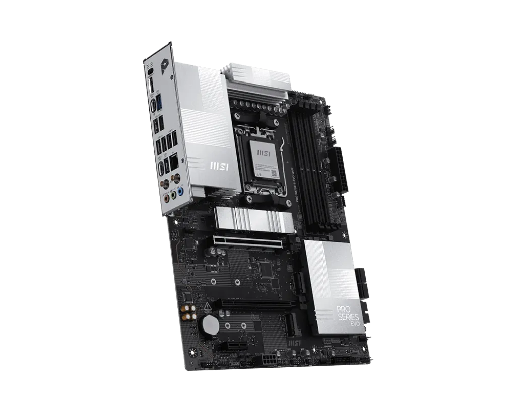 Материнская плата MSI PRO X870E-S EVO WIFI AM5 4xDDR5 4xSATA3 RAID 3xM.2 HDMI 2xType-C ATX