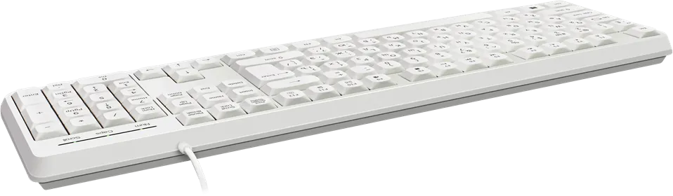 Клавиатура USB Defender Atom HB-546 белый