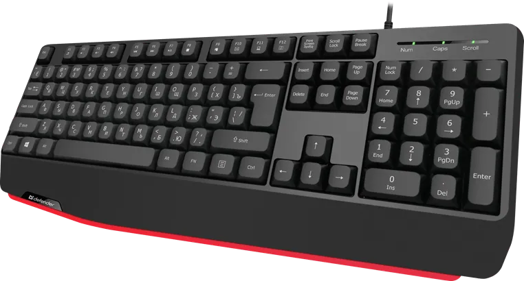 Клавиатура USB Defender Atom HB-546 черный