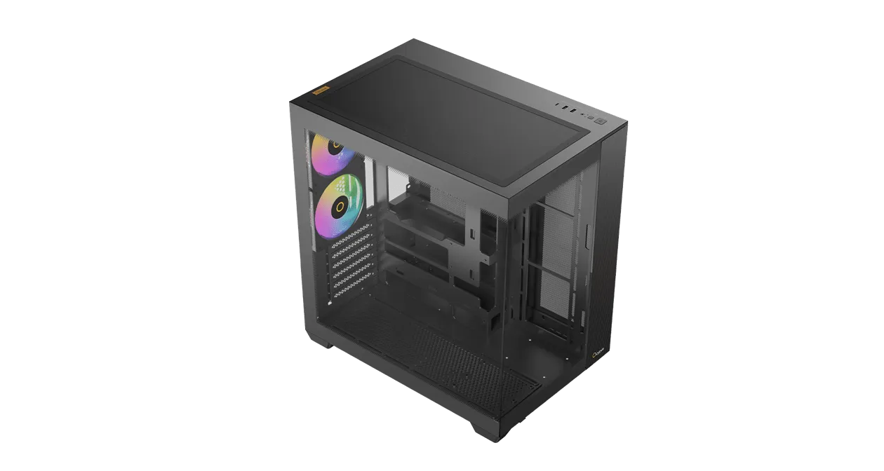 Корпус Ocypus Delta C74 BK ARGB ATX/MATX/ITX, USB3.0x2, Type C, Черный, Delta-C74-BKD200XX-GL