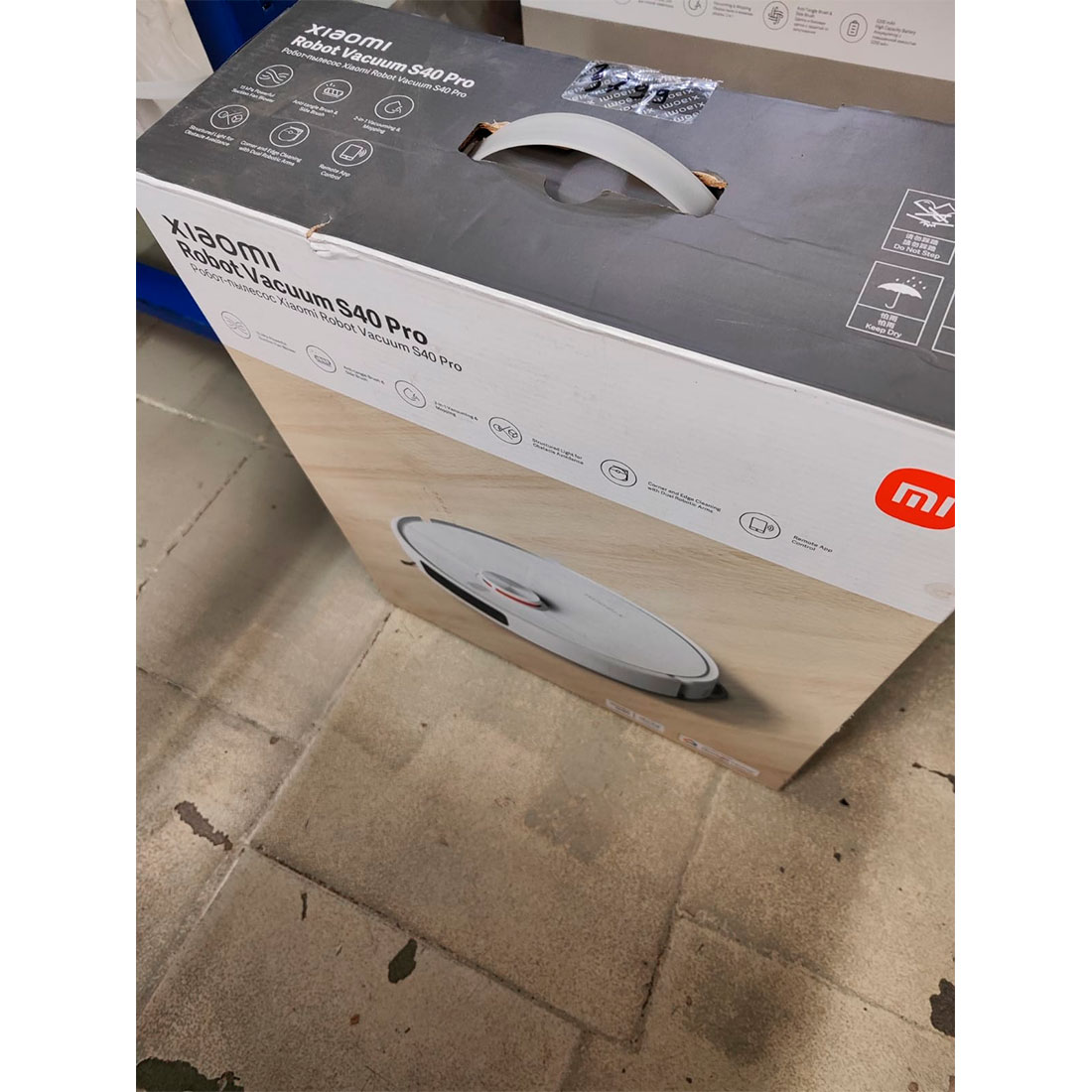 Робот-пылесос Xiaomi Robot Vacuum S40Pro (в комплекте заряд. станция OV71CDZ)