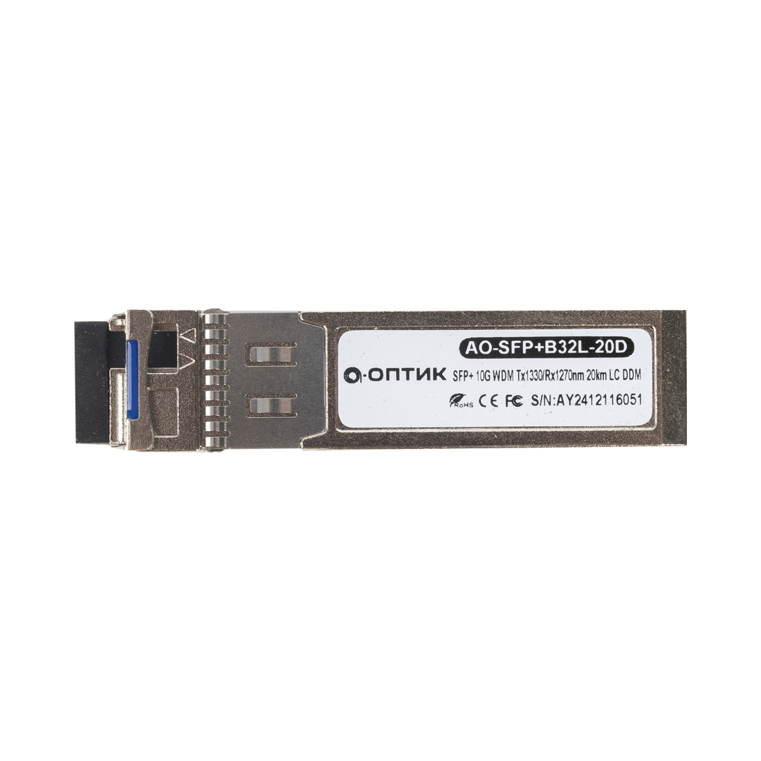 Трансивер А-Оптик AO-SFP+B54L-80D