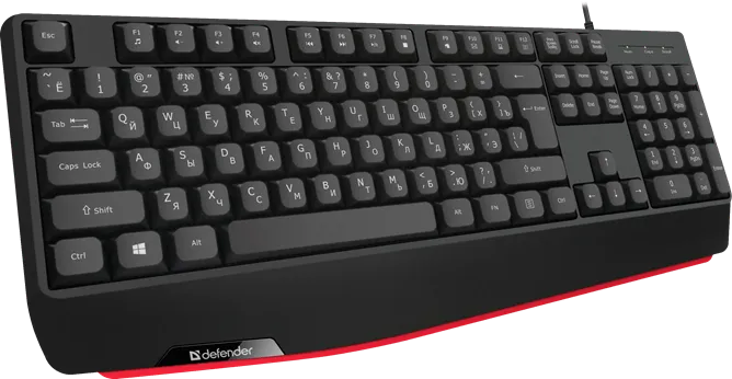 Клавиатура USB Defender Atom HB-546 черный