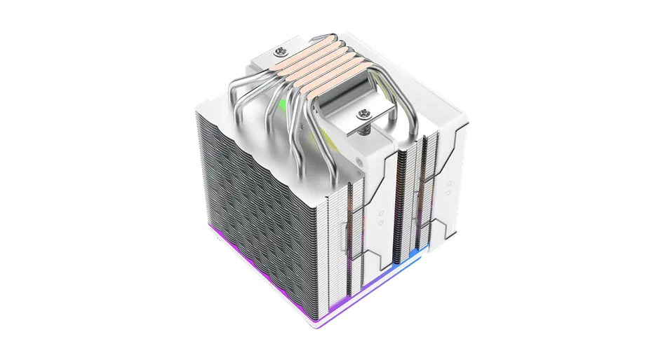 Вентилятор для процессора Ocypus Delta A62 SE WH ARGB TDP 250W 4-pin 1851/1700/1200/AM5/AM4 Белый