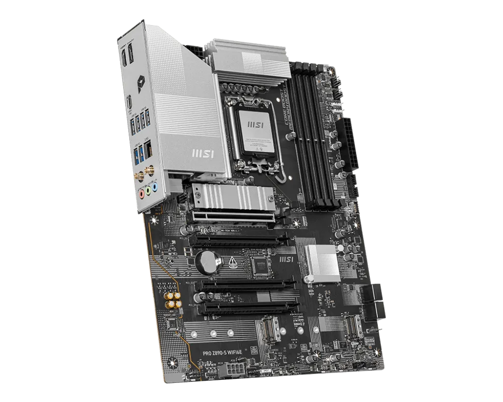 Материнская плата MSI PRO Z890-S WIFI6E LGA1851 4xDDR5 4xSATA3 RAID 3xM.2 HDMI DP Type-C ATX