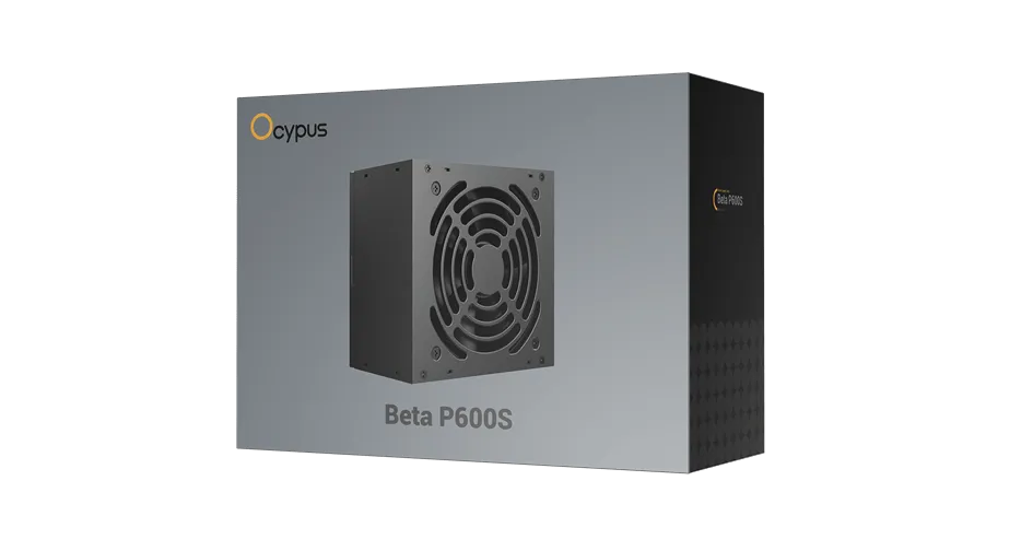 Блок питания Ocypus  500W, Beta P600S, Non modular, ATX, КПД 80%, Черный, Beta-P500S-NDHBK026X-EU