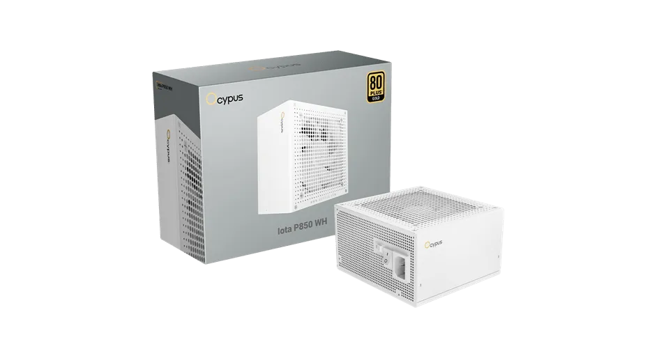 Блок питания Ocypus  850W, Iota P850 WH, Full Modular, 80+ GOLD, 91%, Белый, Iota-P850-G1FFWH025X-EU