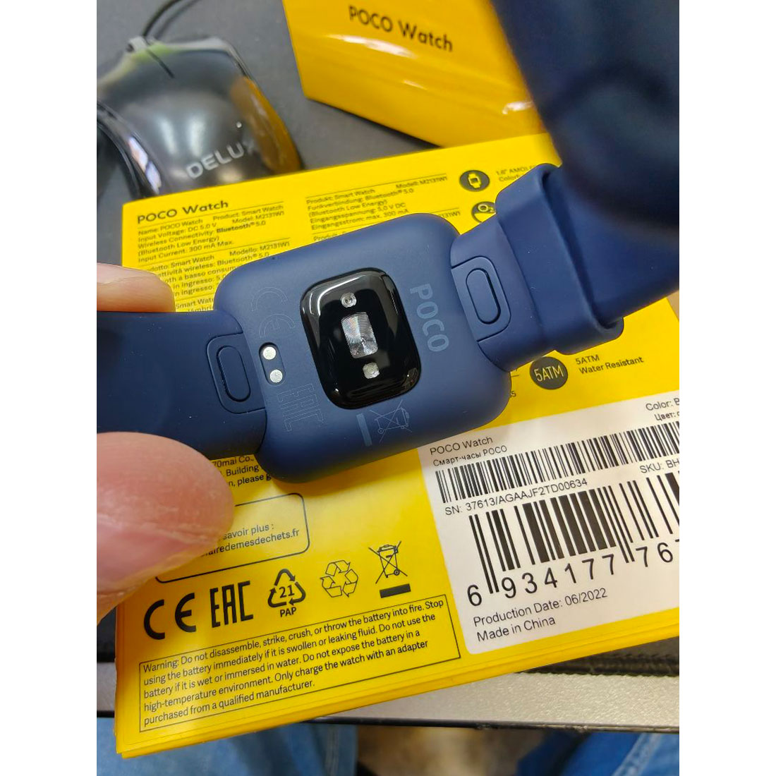 Смарт часы Poco Watch Blue