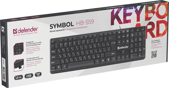 Клавиатура USB Defender Symbol HB-559