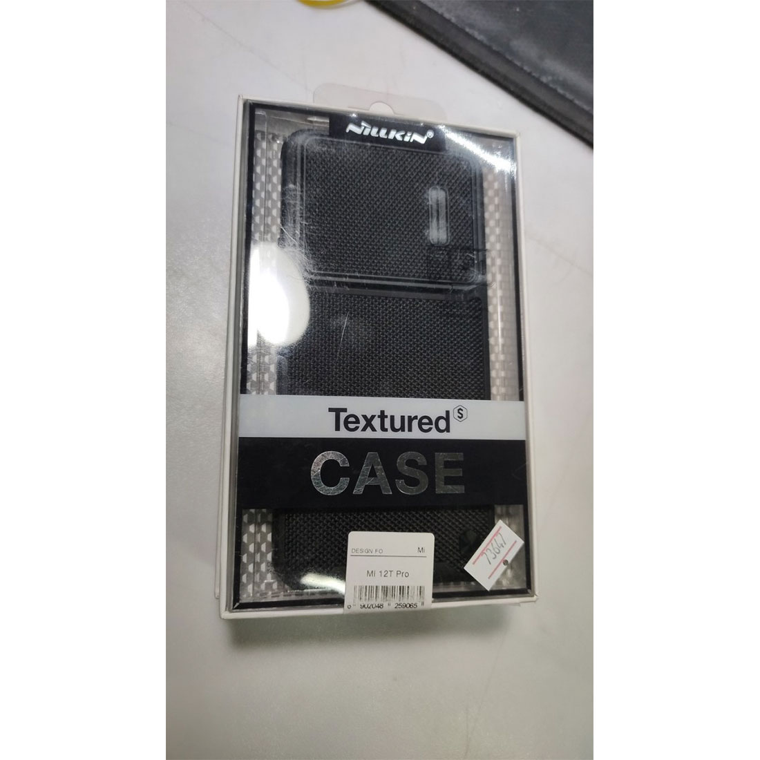 Чехол для телефона NILLKIN для Xiaomi 12T Pro TCS-01 Textured Case S Чёрный